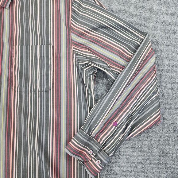 Tommy Bahama Shirt Mens XL Colorful Striped Long Sleeve Casual Career Button Up - Picture 15 of 16